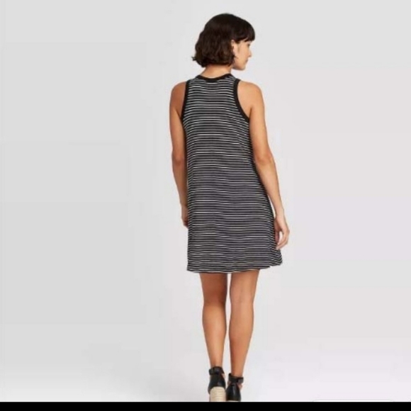 A New Day Green/White Stripe Tank Dress - Picture 7 of 8